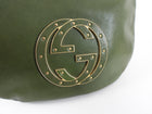 Gucci Green Disco Soho GG Logo Leather Hobo Bag