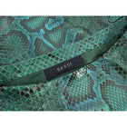 Gucci Fall 2011 Runway Green Python Snakeskin Pencil Skirt - 2