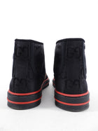 Gucci Black Monogram Web Stripe Off the Grid High Top Sneakers - 36