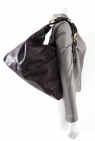 Gucci Guccissima Large Leather Horsebit Hobo Bag