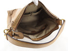 Gucci Brown Duilio Brogue Medium Hobo Bag