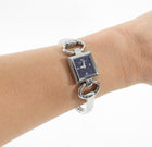 Gucci Tornabuoni Silver Horsebit Bracelet Watch 120