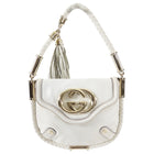 Gucci Small Ivory Britt Tassel Bag 