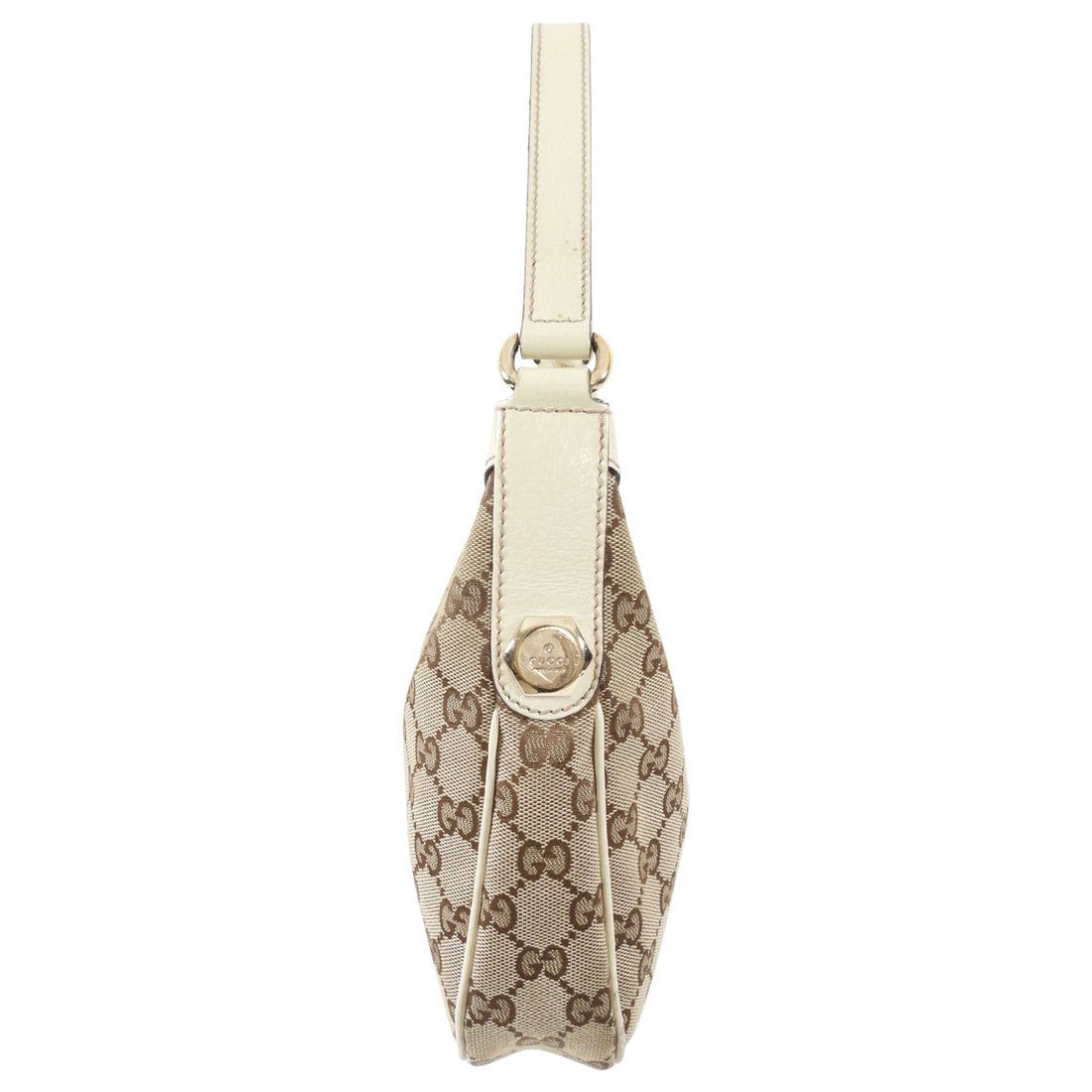 Gucci Ivory Small Monogram Canvas Hobo Bag – I MISS YOU VINTAGE