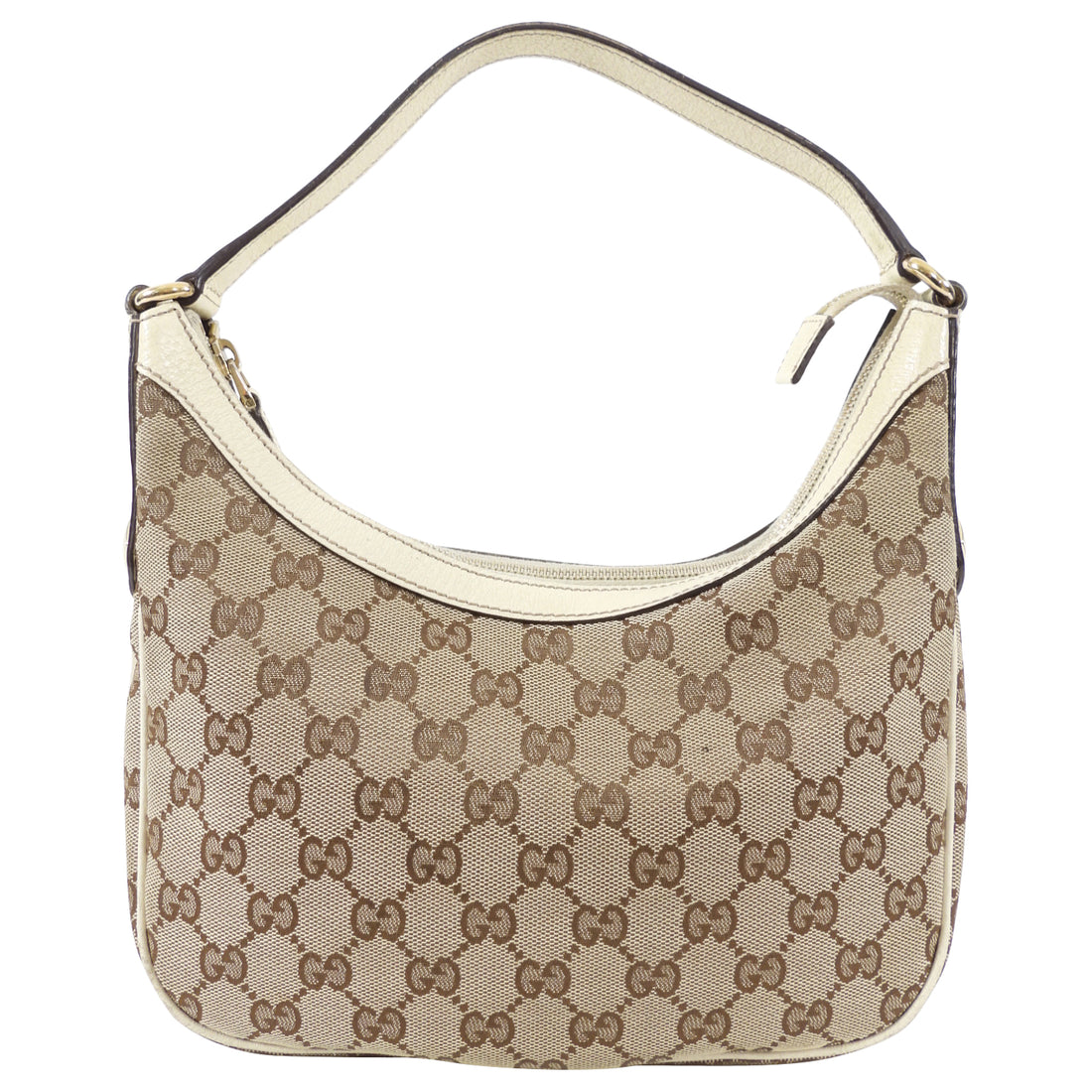 Gucci Ivory Small Monogram Canvas Hobo Bag – I MISS YOU VINTAGE