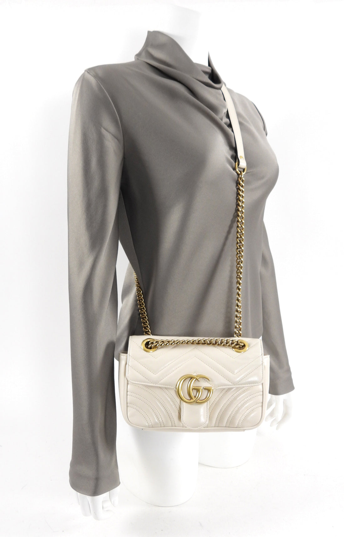 Gucci Marmont Matelasse Mini Leather Crossbody Flap Bag – I MISS YOU VINTAGE