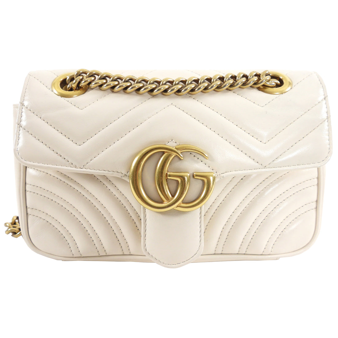 Gucci Marmont Matelasse Mini Leather Crossbody Flap Bag – I MISS YOU VINTAGE