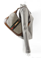 Gucci Jackie 1961 Monogram Supreme Medium Shoulder Hobo Bag