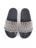 Gucci Crystal Strass Rubber Pool Slide - 37