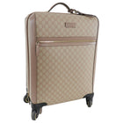 Gucci GG Supreme Monogram 4 Wheel Carry-on Luggage - Winter Rose