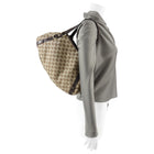 Gucci Brown Monogram Canvas Medium Hobo Shoulder Bag