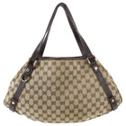 Gucci Brown Monogram Canvas Medium Hobo Shoulder Bag