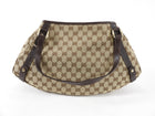 Gucci Brown Monogram Canvas Medium Hobo Shoulder Bag