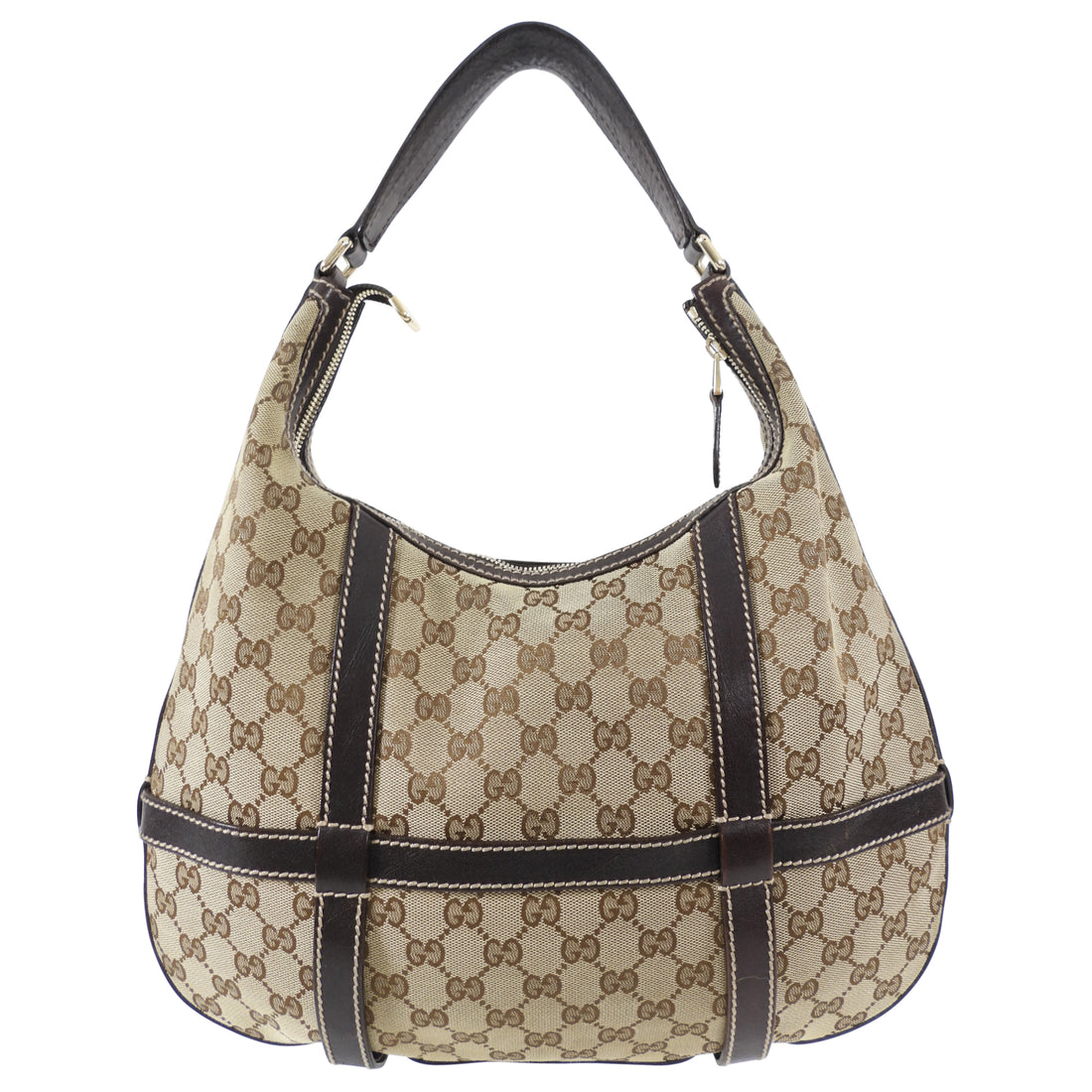 Gucci Brown Monogram Royal Hobo Bag