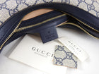 Gucci Navy Supreme Monogram GG Logo Top Handle Bag
