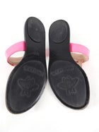 Gucci Neon Pink Flat Marmont Thong Sandal - USA 9.5