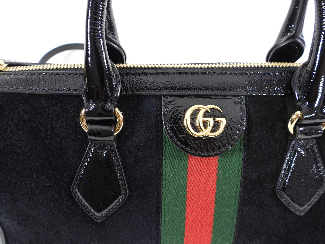 Vintage Gucci Black Doctor Bag