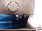 Gucci Brown Monogram GG Web Ophidia Small Shoulder Bag
