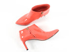 Gucci Pink Begonia Patent Leather Ankle Boots - 37.5