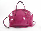 Gucci Pink Microguccissima Patent Leather Dome Bag