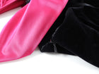 Gucci Fuchsia Pink and Black Velvet Halter Gown - IT38 / USA 2