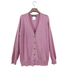 Gucci Pink and Gold Shimmer Cardigan Sweater - 6