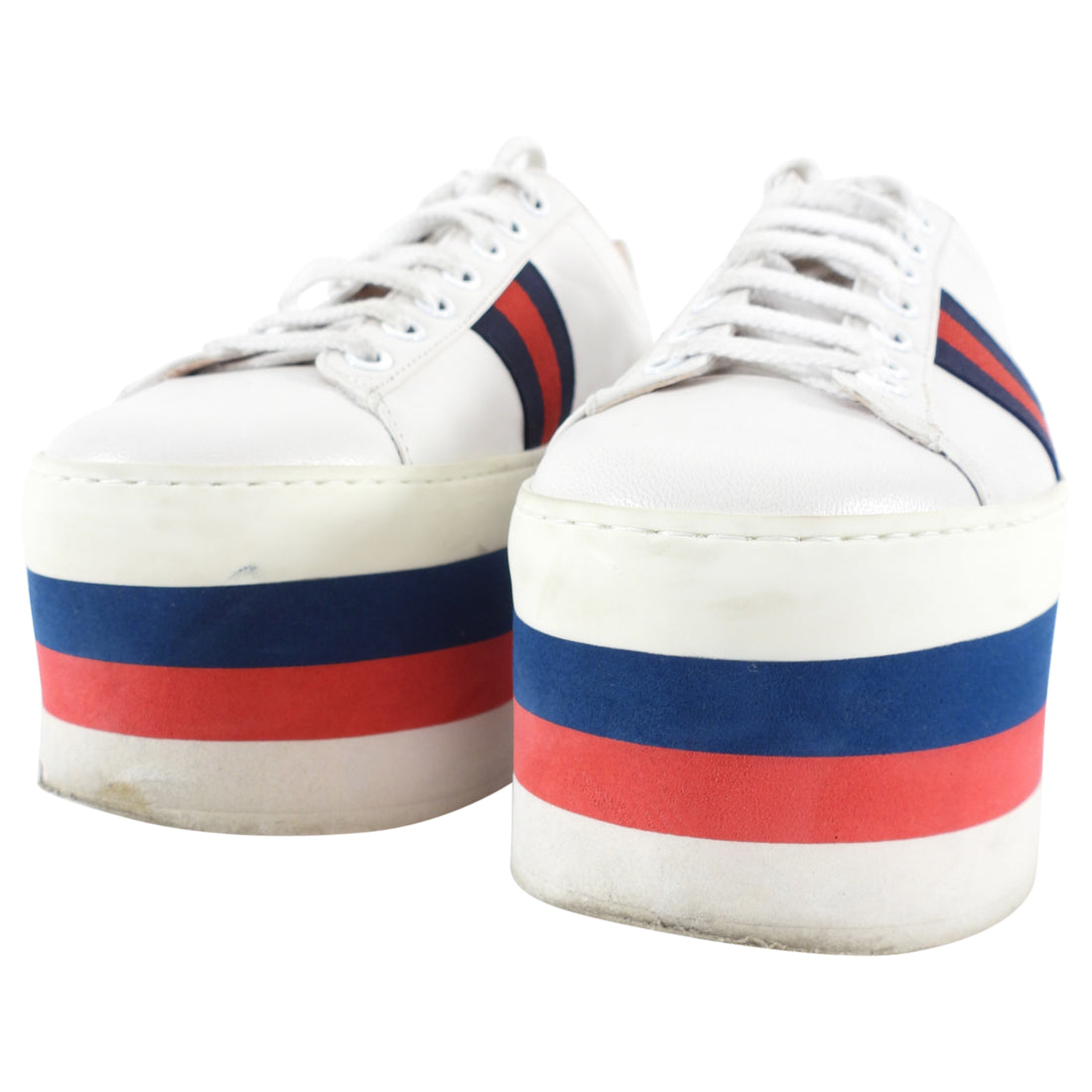 Gucci Quentin Stripe Platform Oxford Sneaker - 37.5