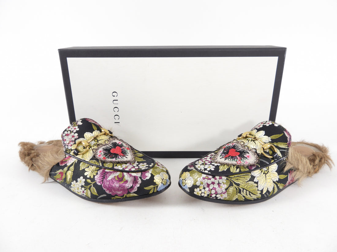 Gucci princetown jacquard on sale slippers