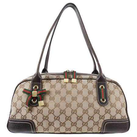 Gucci Princey Monogram Canvas Shoulder Bag