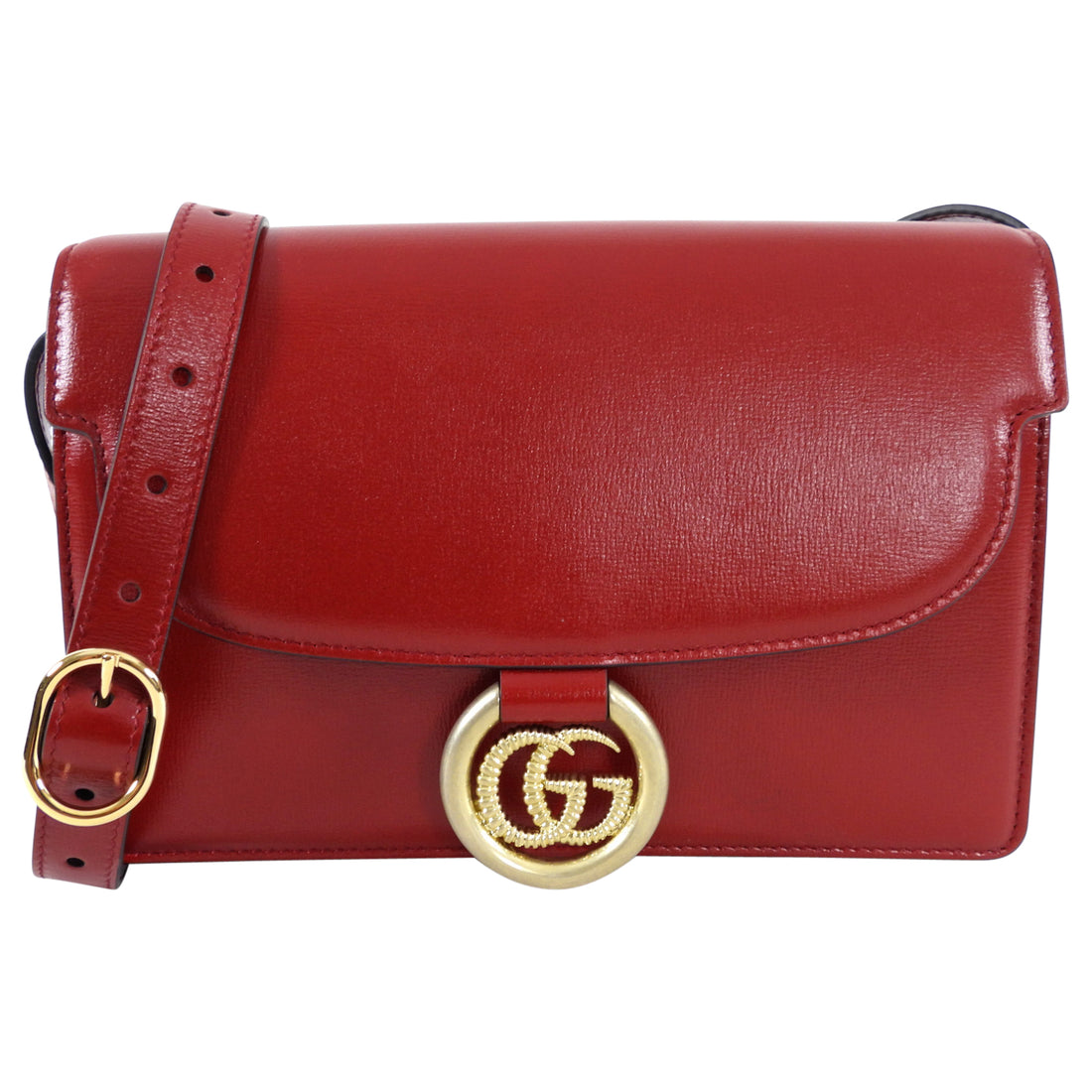 Gucci Red Azalea Michel Print Small Shoulder Bag