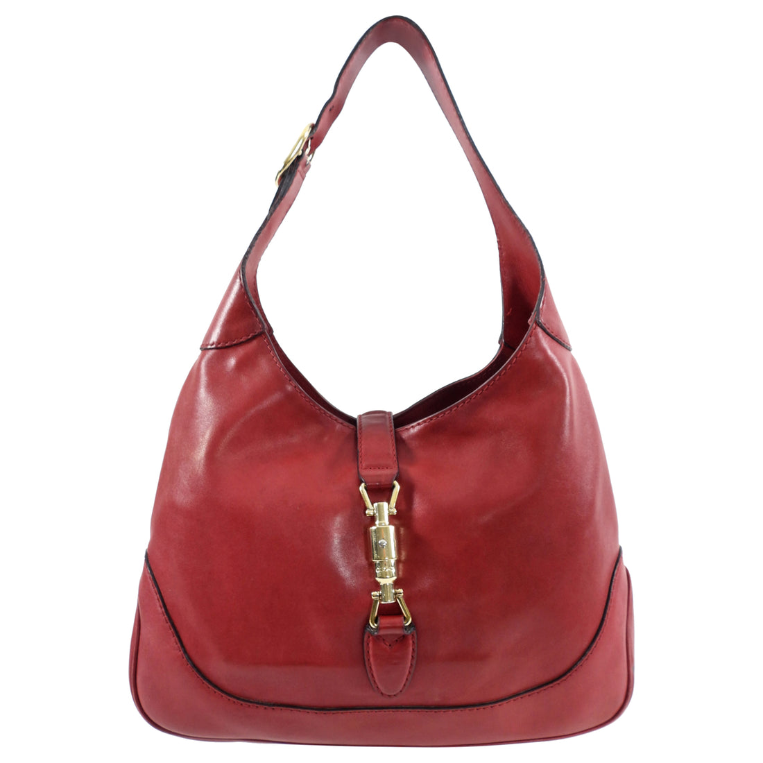 Gucci Red Leather Jackie Hobo Shoulder Bag – I MISS YOU VINTAGE