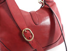 Gucci Red Leather Jackie Hobo Shoulder Bag