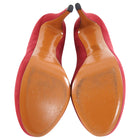 Gucci Raspberry Red Suede Platform Pumps Heels - 6.5