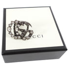 Gucci Crystal Embellished GG Ring - S (6-7)