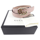 Gucci Porcelain Rose Double G Buckle Belt - 80/32