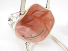 Gucci Satin Charms Ivory and Pink Tote Bag 