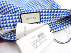 Gucci Blue and White Houndstooth Check Mini Skirt - IT38 / USA 2 / XS