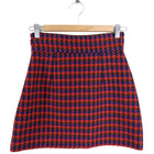 Gucci Red, Green, Blue Check Tweed Mini Skirt - XS / 25