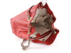 Gucci Red Leather Soho Chain Tote Bag
