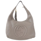 Gucci Taupe Soho Hobo Large Leather Bag