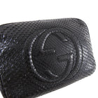 Gucci Black Python Soho Disco Crossbody Bag