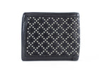 Gucci Black Leather Stud Bifold Wallet