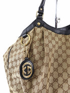 Gucci Monogram Canvas Sukey Large Shoulder Bag