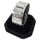 Gucci Narrow Silver 112 Twirl GG Bangle Watch 