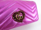 Gucci Limited Edition Valentine Fuchsia Heart Crossbody Bag