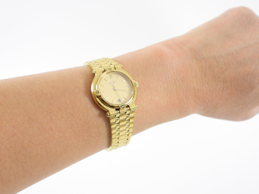 Gucci Vintage Yellow Gold Plated Ladies 9200L Watch 