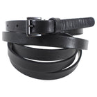 Haider Ackermann Black Leather Double Wrap Belt - L 30-34