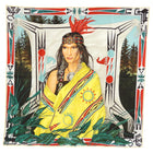Hermes Wako-Ni Native American Woman 90cm Silk Scarf