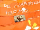 Hermes Vintage 1998 Limited Edition Clear Vinyl Orange Kelly Bag