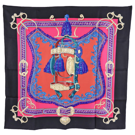 Hermes Bride de Cour Equestrian Theme 90cm Silk Scarf